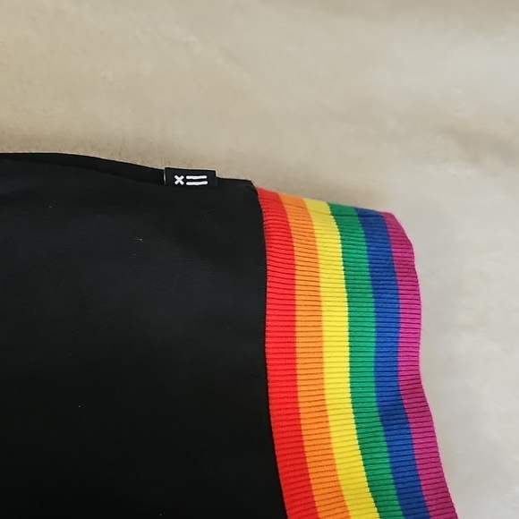 Tomboy X Hoodie Unisex Size XL Black French‎ Terry Sleeveless LGBTQ+-Friendly - Picture 3 of 4